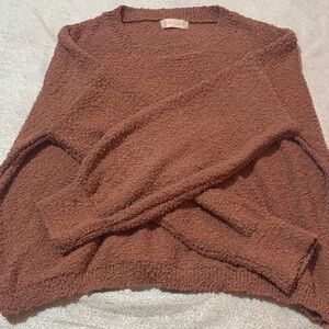 Altar'd State Textured Brown Sweater Size S/M